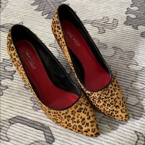 Nine West leopard print shoes